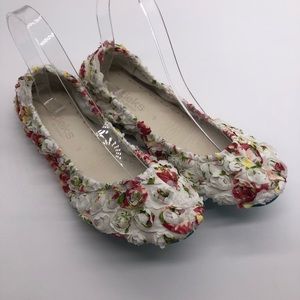 Tieks Floral Patterned Flats